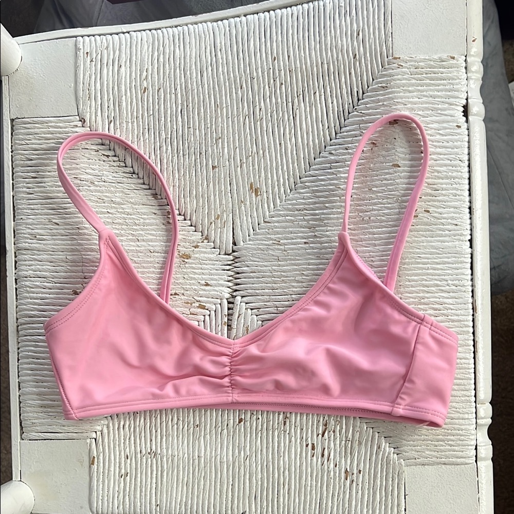 Pink Women's Bikini Top.